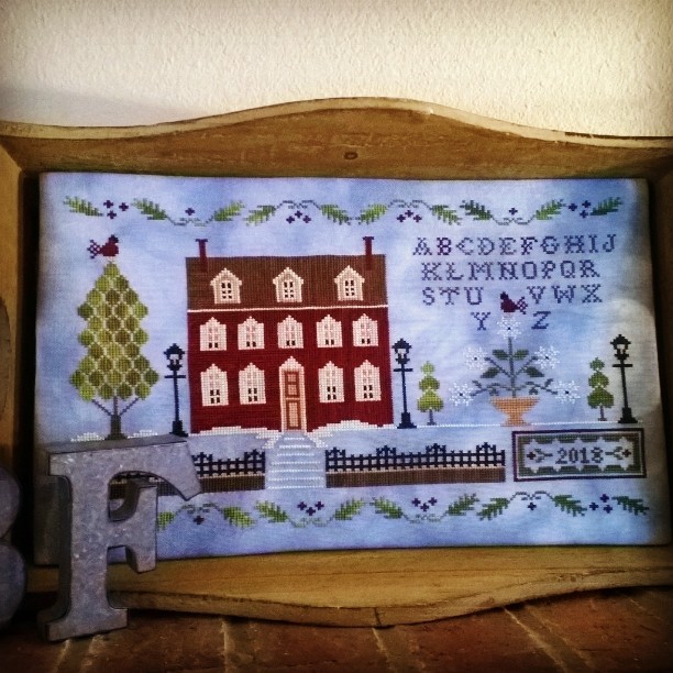 Lantern Lane from Little House Needleworks Cross Stitch