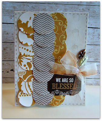 Create a quilted look on cards