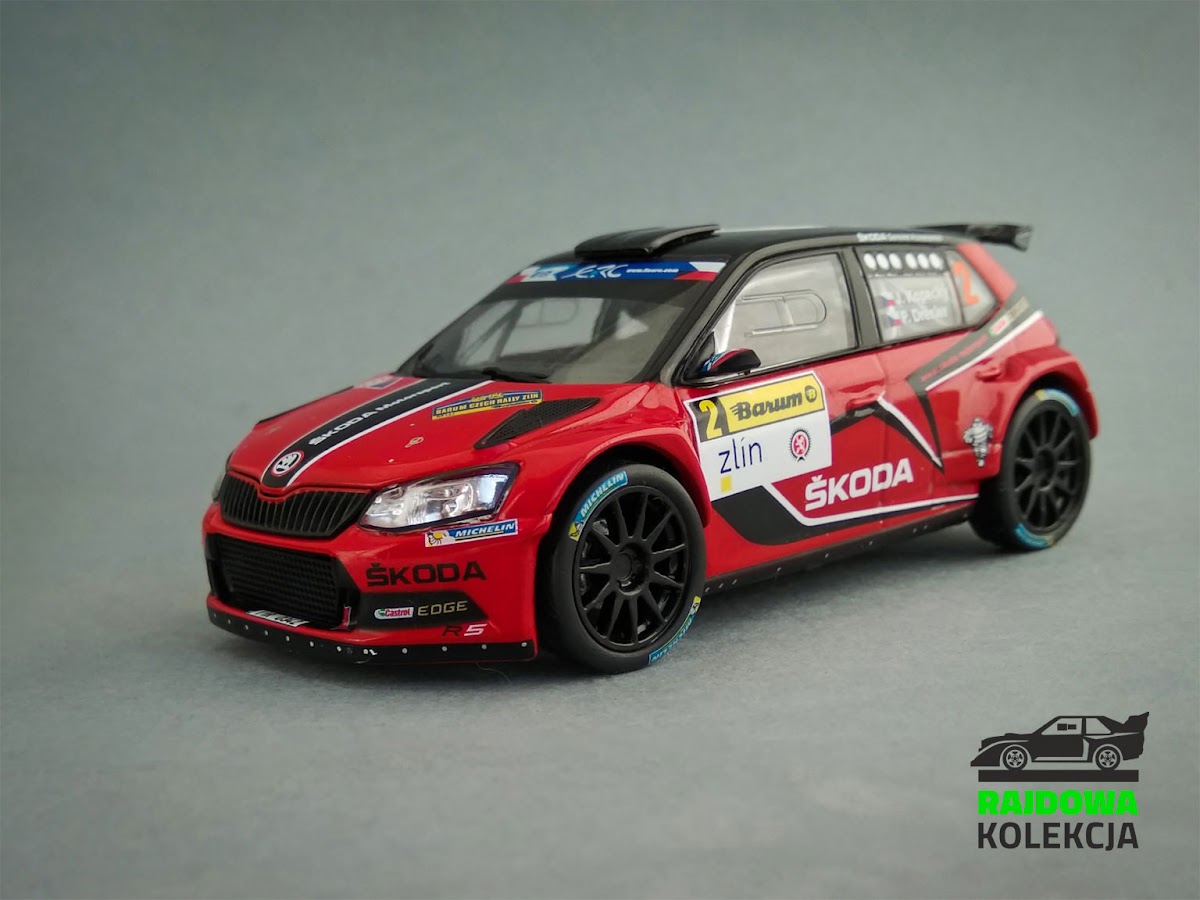 IXO RAM651 Škoda Fabia R5, Zwycięzca Rajdu Barum 2016 IXO RAM651 Skoda Fabia R5, Winner of Barum Rally 2016