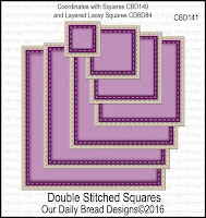 ODBD Custom Double Stitched Squares Dies
