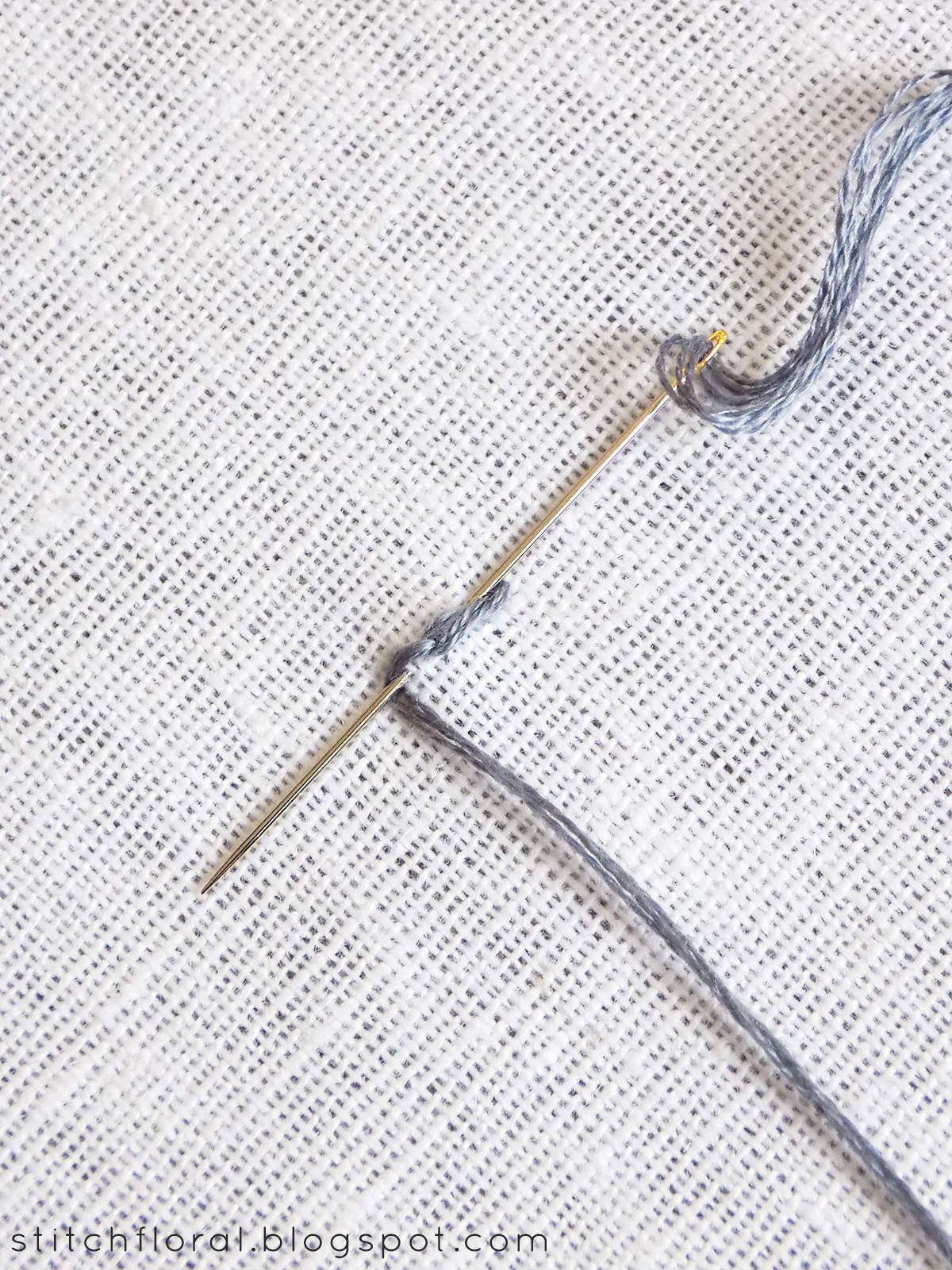 Rope stitch HowTo Stitch Floral