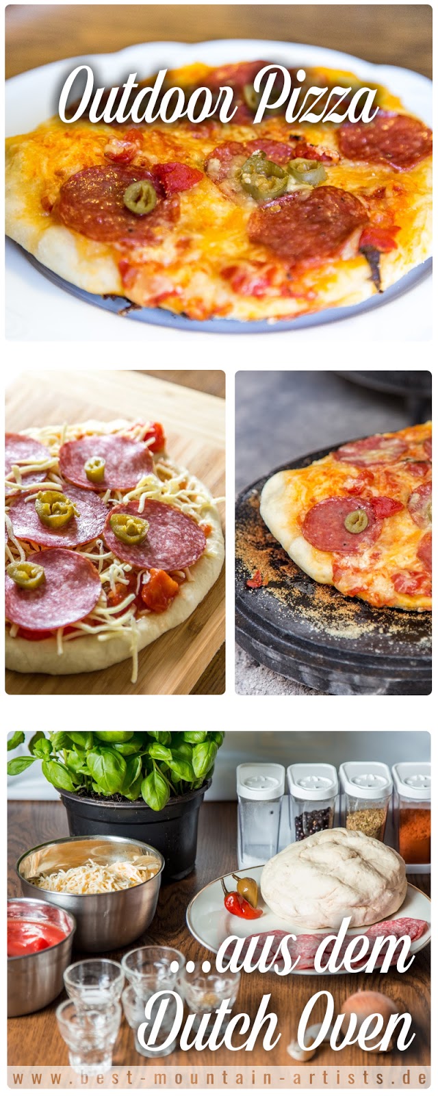 Outdoor Kitchen 03 Pizza aus dem Dutch Oven