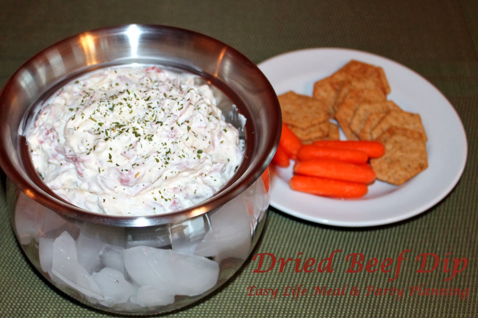 Easy Life Meal and Party Planning Easy Dried Beef Dip for Serving Cold