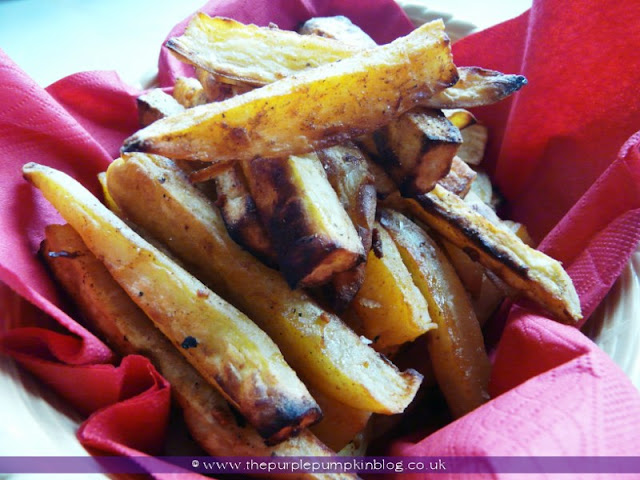 Oven Baked Spicy Sweet Potato Fries | The Purple Pumpkin Blog