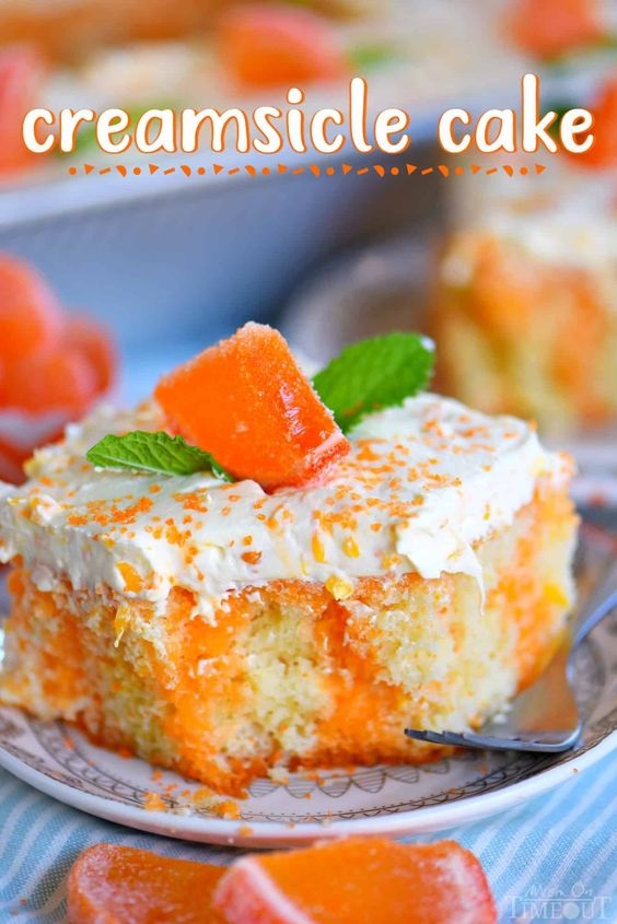 Orange Creamsicle Cake
