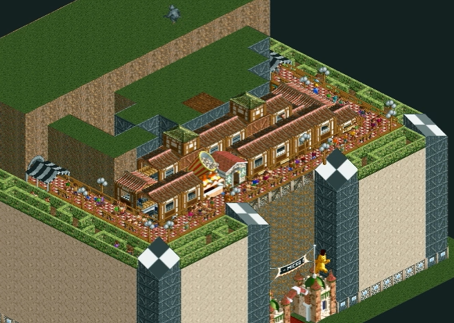 (스압주의) 롤러코스터 타이쿤 장인 - 킹무성