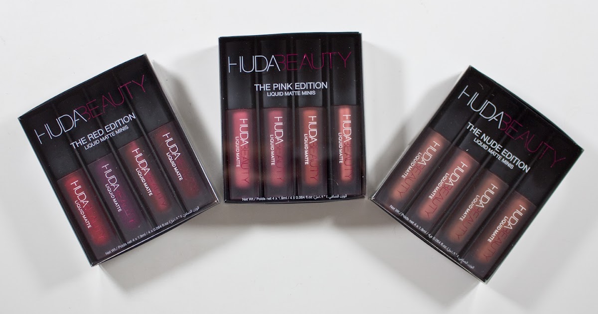 Warpaint And Unicorns Huda Beauty Liquid Matte Lipstick In Red Edition In Heartbreaker Material Girl Showgirl Famous Pink Edition In Gossip Girl Trophy Wife Icon Socialite Nude Edition In Venus