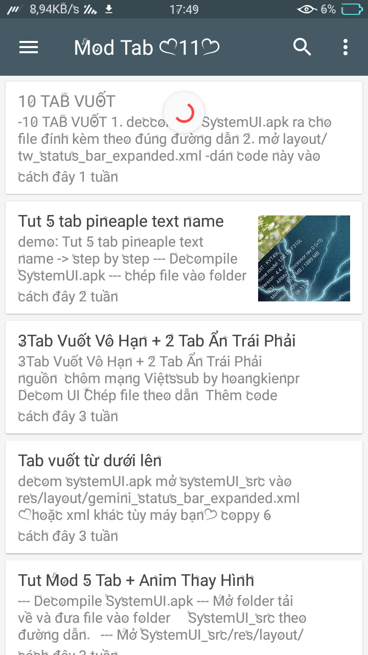 BÀI 5: Sử dụng SwipeRefreshLayout trong Android
