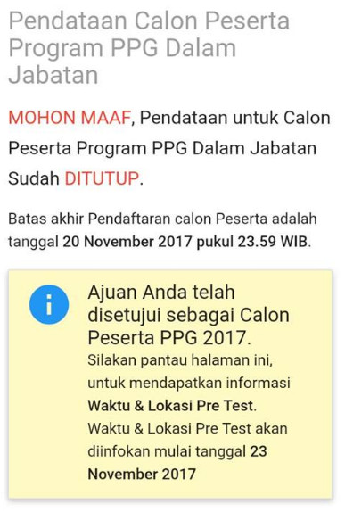 Jadwal Dan Pengumuman Hasil Pretest Ppg Dalam Jabatan Ppgj 2020 Idn Paperplane
