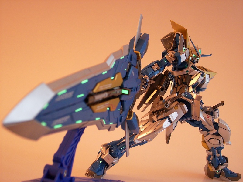 Custom Build: MG 1/100 Gundam Astray Blue Frame Second Revise + Fluorescent Paint - Gundam Kits