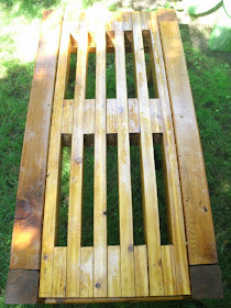 Plan view of zen cedar bench by garden muses: a Toronto gardening blog  