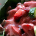 Salade d'épinards et sa vinaigrette aux fraises