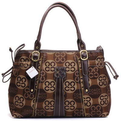 Brown coach handbags