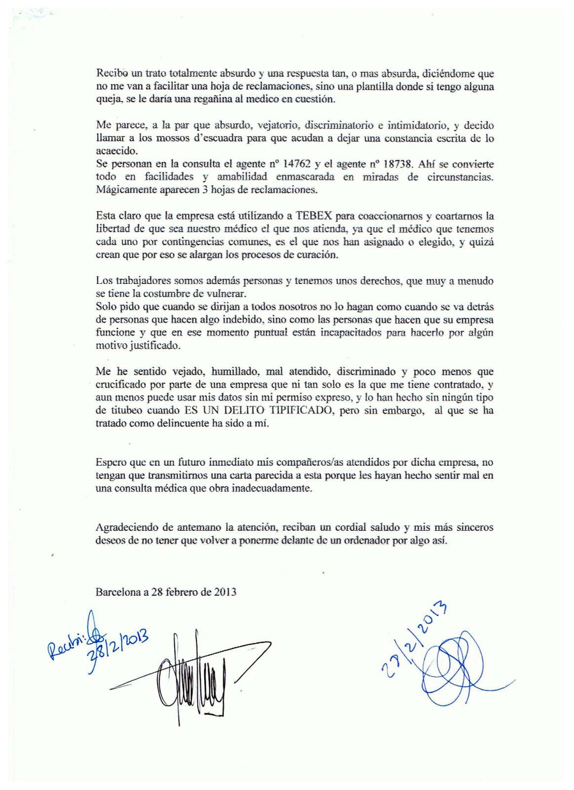 Ejemplo Carta Respuesta A Quejas Y Reclamos Compartir Carta