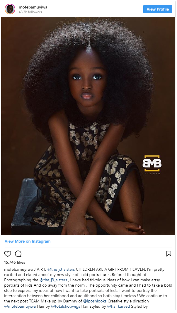 Is this 4yearold Nigerian the 'most beautiful girl in the world