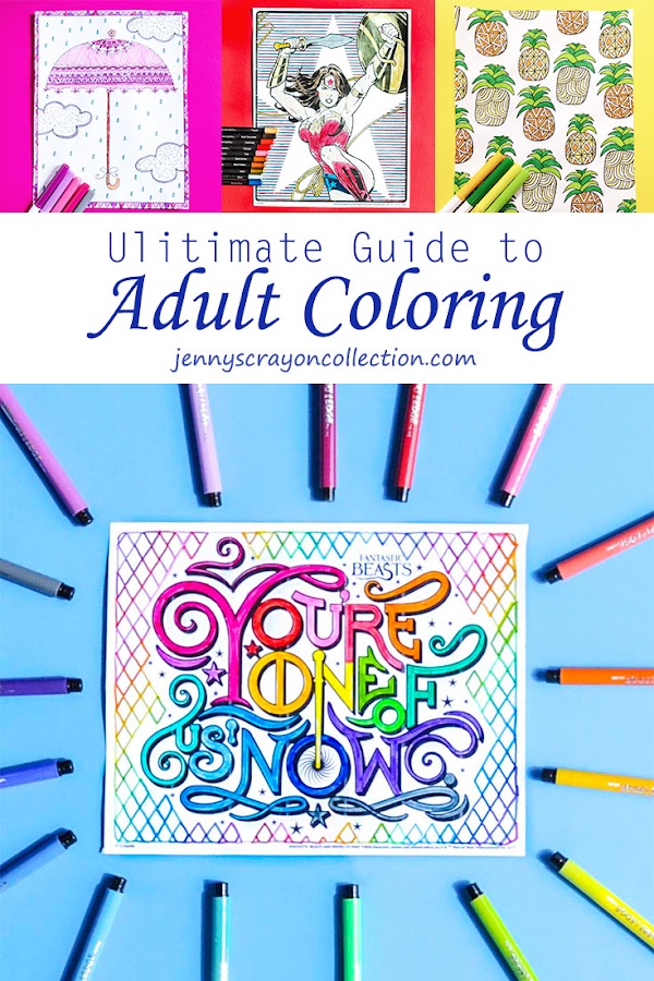 Page to Stage Reviews: The Ultimate List of Adult Colouring Books