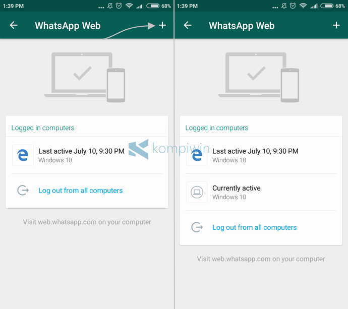 terima kode qr aplikasi whatsapp