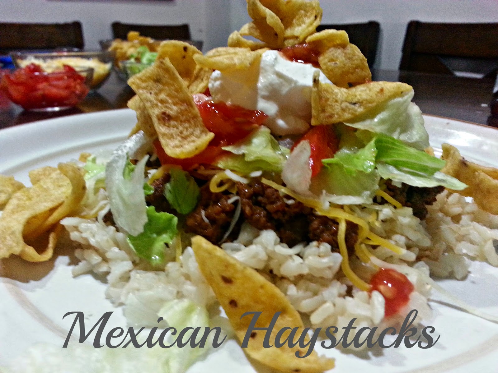 Practical Parenting Ideas: Mexican Haystacks Recipe