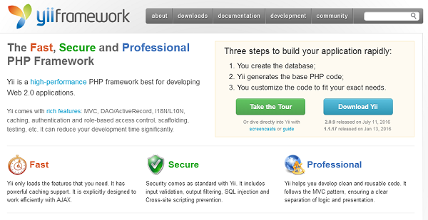 yii framework yii framework