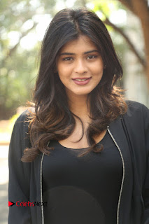 Actress Hebah Patel Stills in Denim Jeans at Ekkadiki Pothavu Chinnavada Thanks Meet  0018