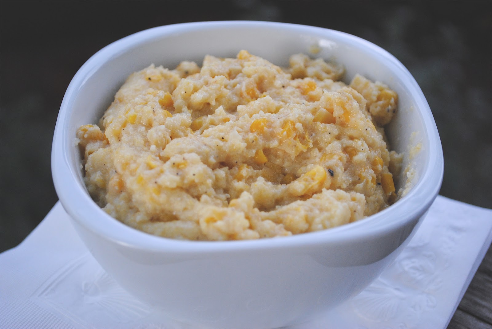 Recipe Doodle CREAMY CORN STUDDED POLENTA