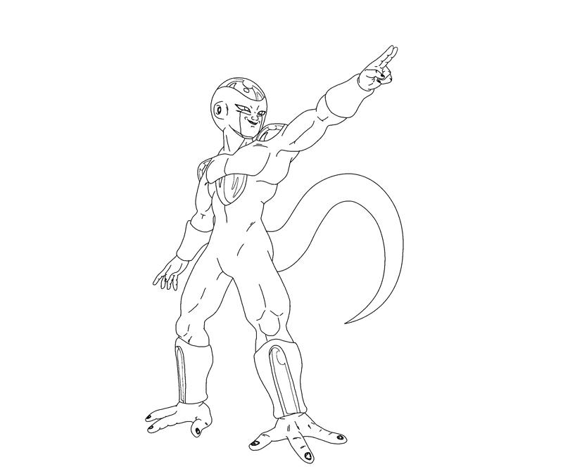 dbz coloring pages frieza - photo #13