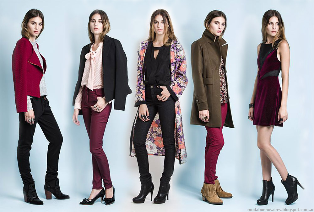 Moda otoño invierno 2015 Sans Doute ropa de mujer.