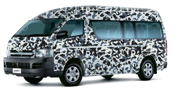 Branding Toyota HIACE for Army