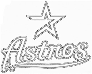 Escudo de los Astros para colorear