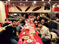 Cena grupo de entrenamiento