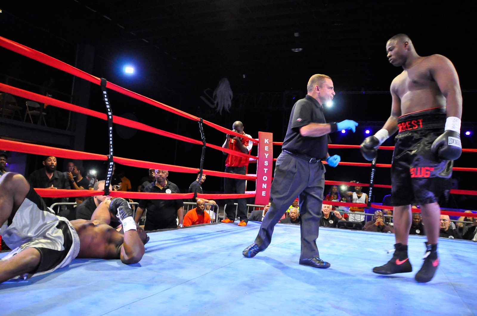 Boxing Along The Beltway Forrest Has Shortest TKO Of Night!