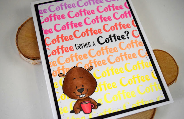 Coffee Card by Jess Gerstner for Gerda Steiner Designs