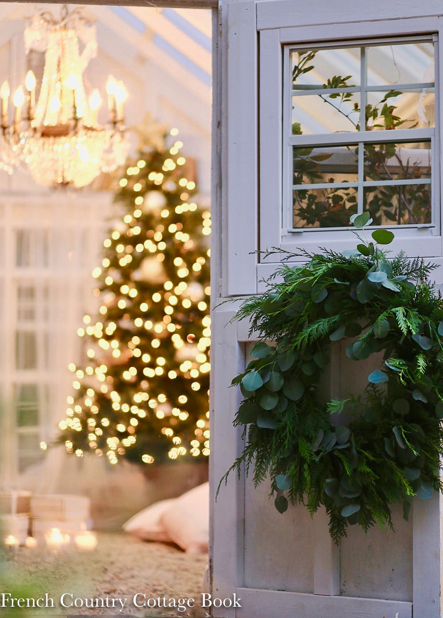 A very merry Christmas greenhouse FRENCH COUNTRY COTTAGE