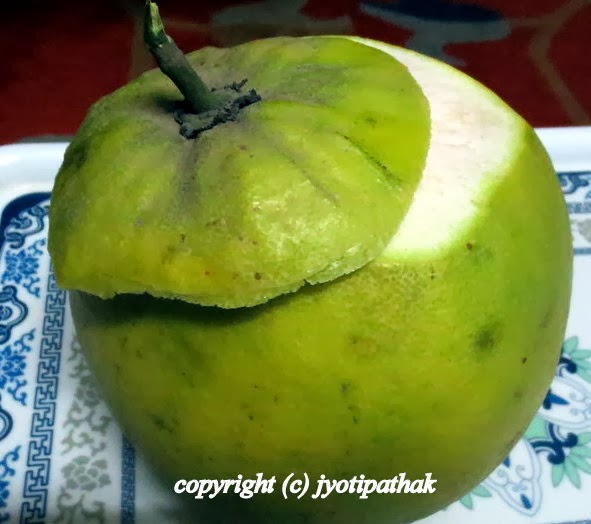Taste of Nepal Pomelo Salad (Bhogate Saadeko) भोगटे or भगटे सांधेको