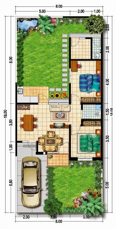 Contoh Desain  Rumah Minimalis Type 60 DESAIN  RUMAH