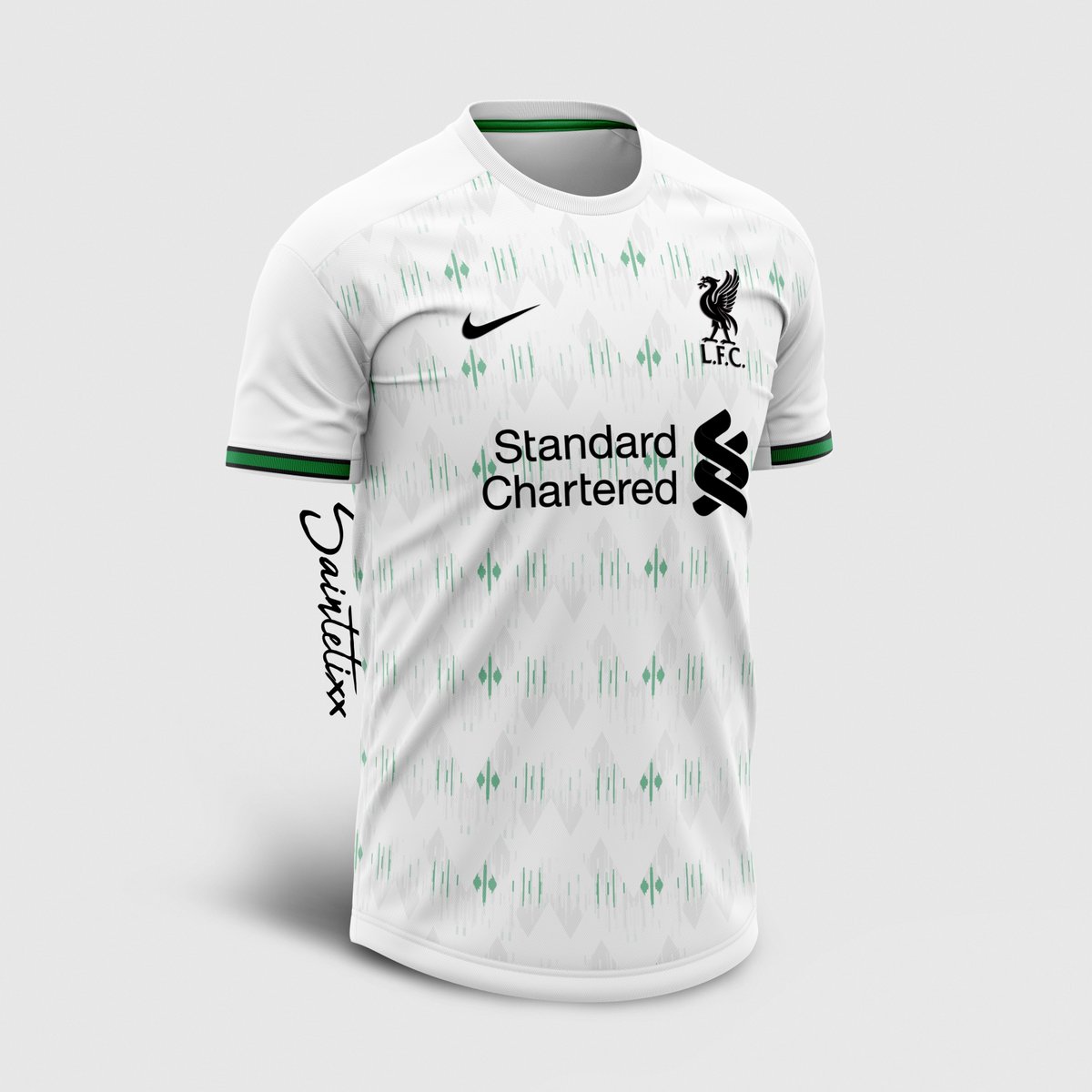 liverpool green and white jersey