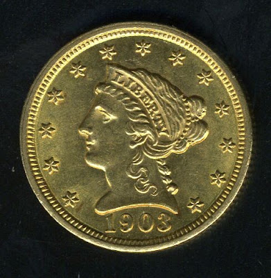 UNITED STATES $2.50 LIBERTY GOLD COIN 1903