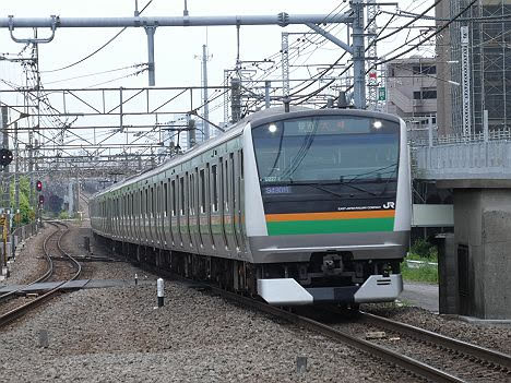 レール7 切符補充券珍行先 湘南新宿ライン 普通 大崎行き2 E233系 18年 渋谷駅高架化工事に伴う運行