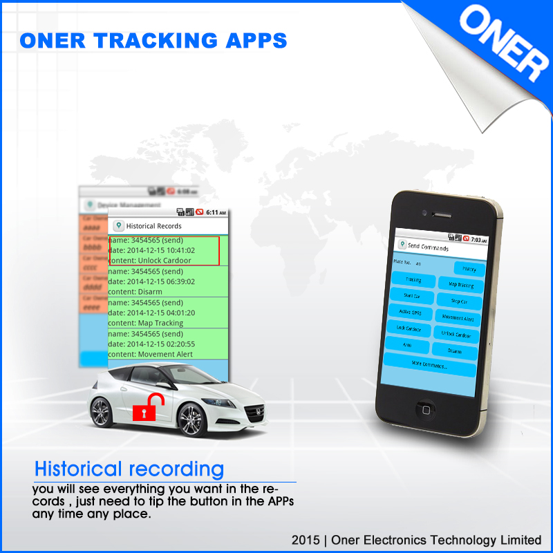 Oneralarm GPS tracker Micro GPS tracker OCT800, GPS tracker manufacturer
