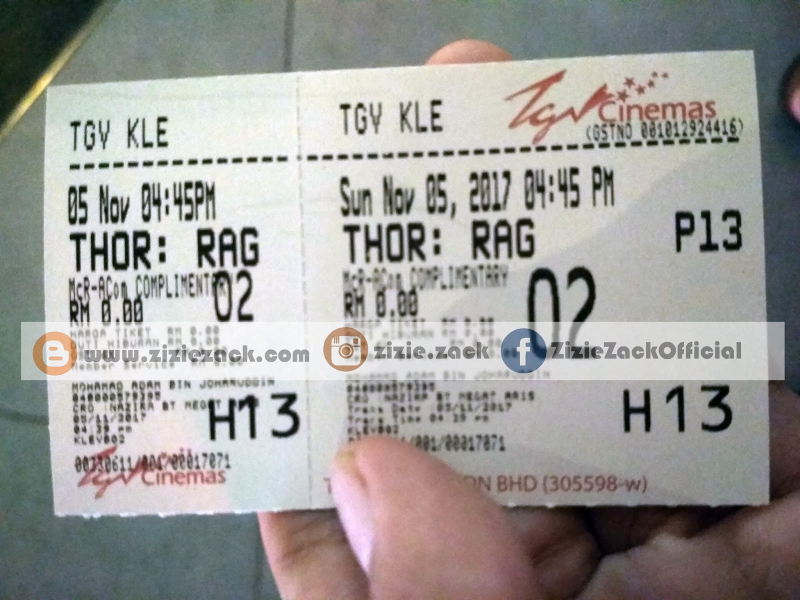 2017 Used my free movie ticket Teehe