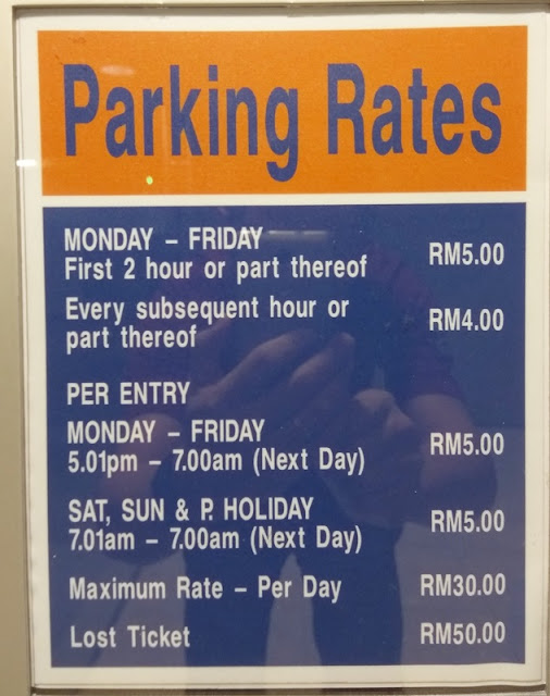 Parking Rate KL Intermark Jalan Tun Razak Jalan Ampang Kuala Lumpur