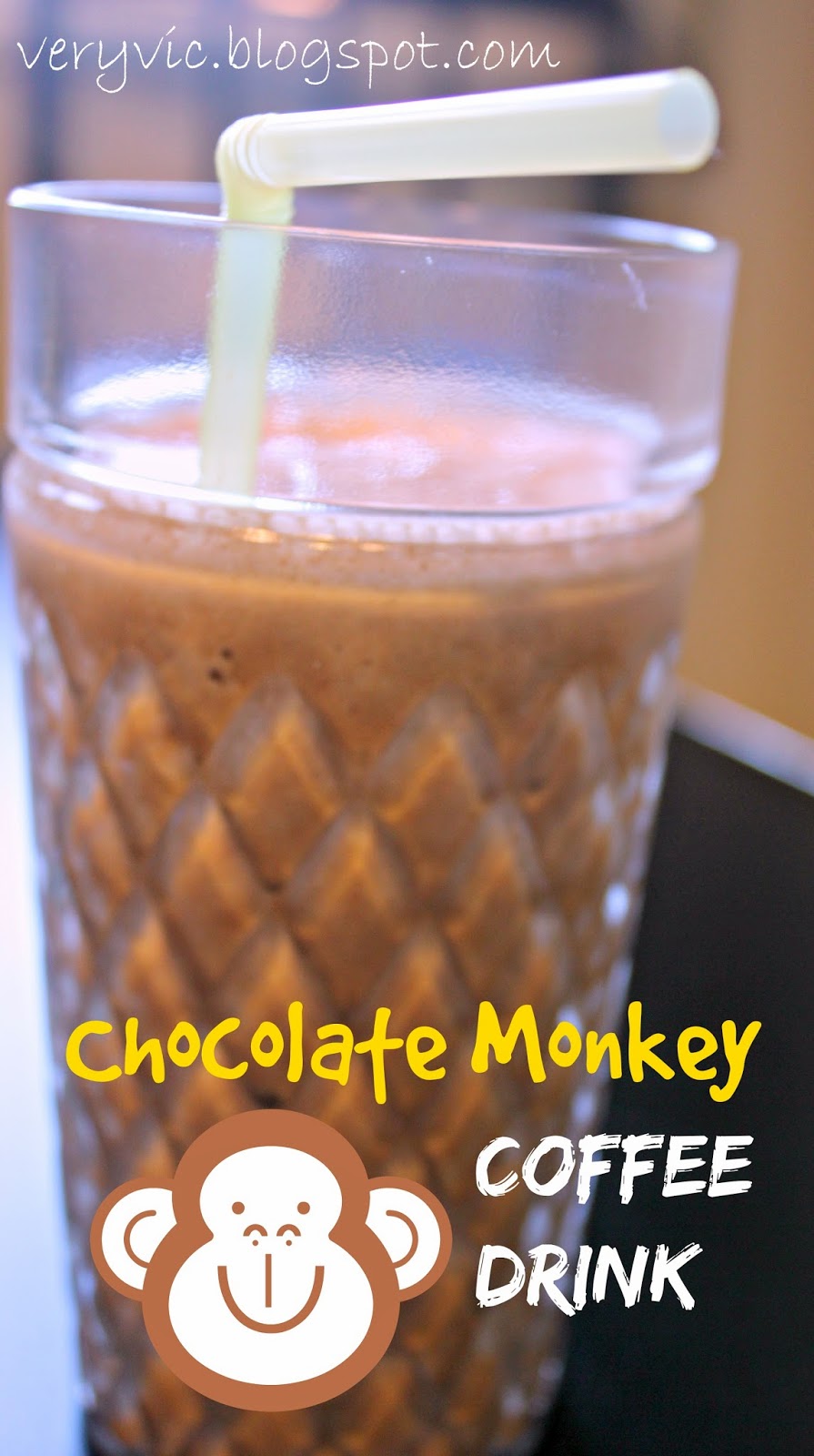 Very Vicky Chocolate Monkey Coffee Drink Smoothie Saturday 2