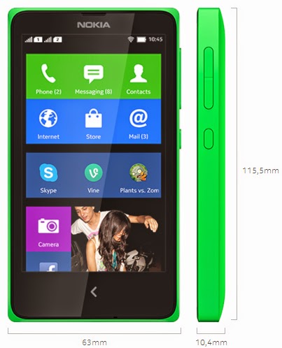 Gambar Nokia X Series 2014 Gambar Nokia X Series 2014