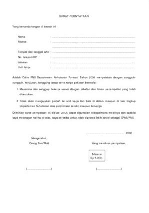 Contoh Surat Pernyataan Yg Baik Dan Benar | contoh surat pernyataan yang baik dan benar baca disini Contoh Surat Pernyataan Yg Baik Dan Benar | contoh surat pernyataan yang baik dan benar baca disini