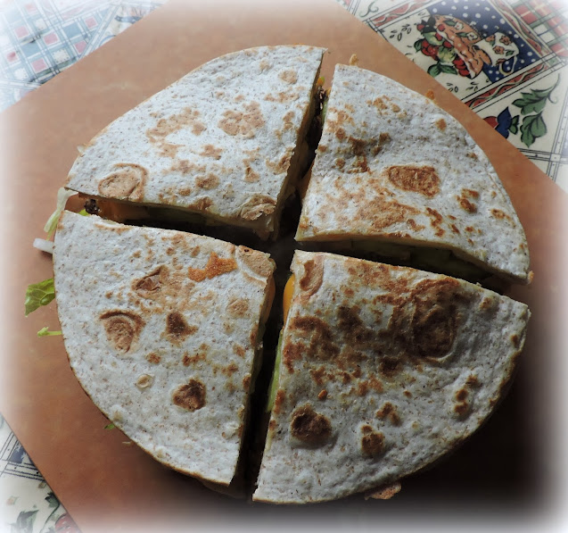 Quesadilla Cheese Burgers