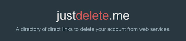 Delete All Your Web Accounts Using JustDelete.me