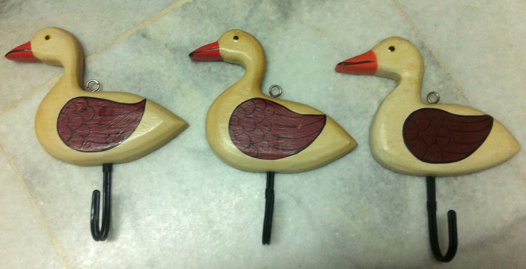 My Duck Collection Wooden Duck Key Hanger