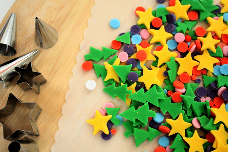homemade christmas tree sprinkles