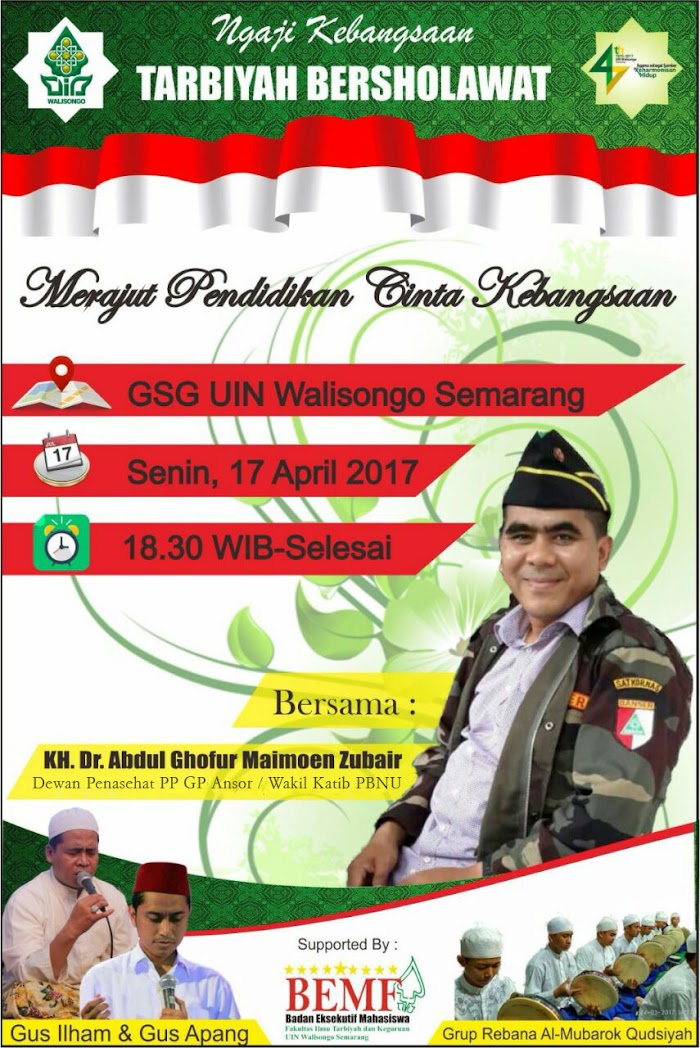Hadirilah! Tarbiyah Bershalawat UIN Walisongo Semarang
