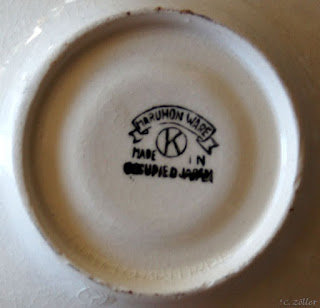 Stämplingen made in occupied Japan, användes ca 1945 -1952.